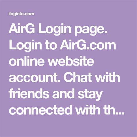 airg online sign in.